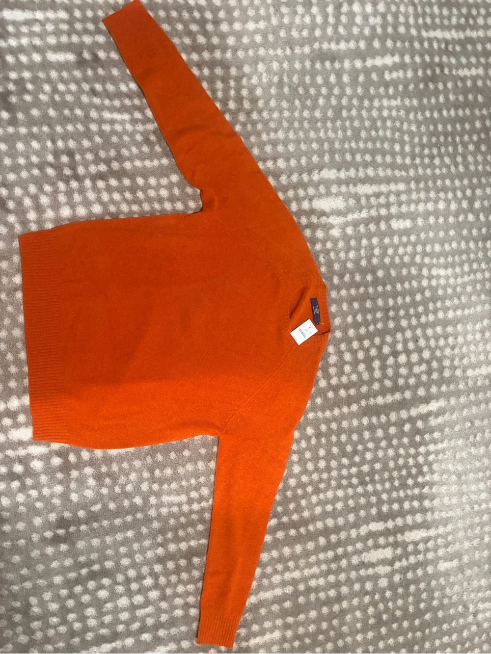 Jcrew Men's Orange Crewneck Sweater